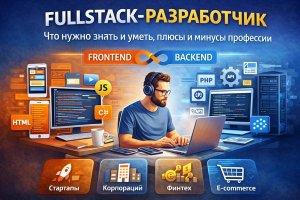 Fullstack-разработчик: что нужно знать и уметь, плюсы и минусы профессии и сферы применения